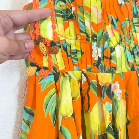 NWT FARM Rio Chic Pears Belted Mini Dress - Picture 6 of 13